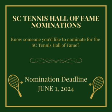 SC Tennis Hall of Fame Nominations